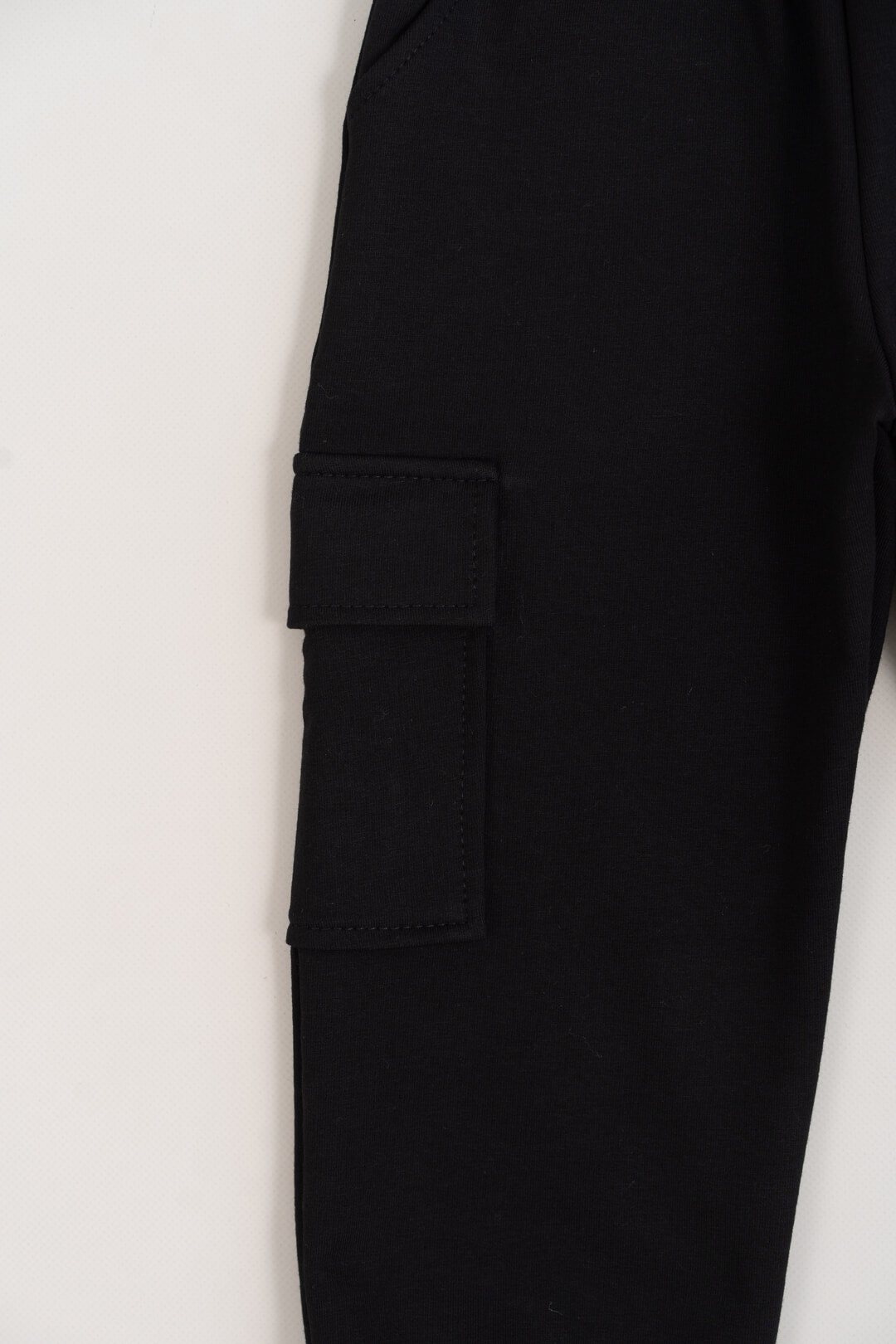 Спортивні джогери карго для хлопчика темно-синій двонитка