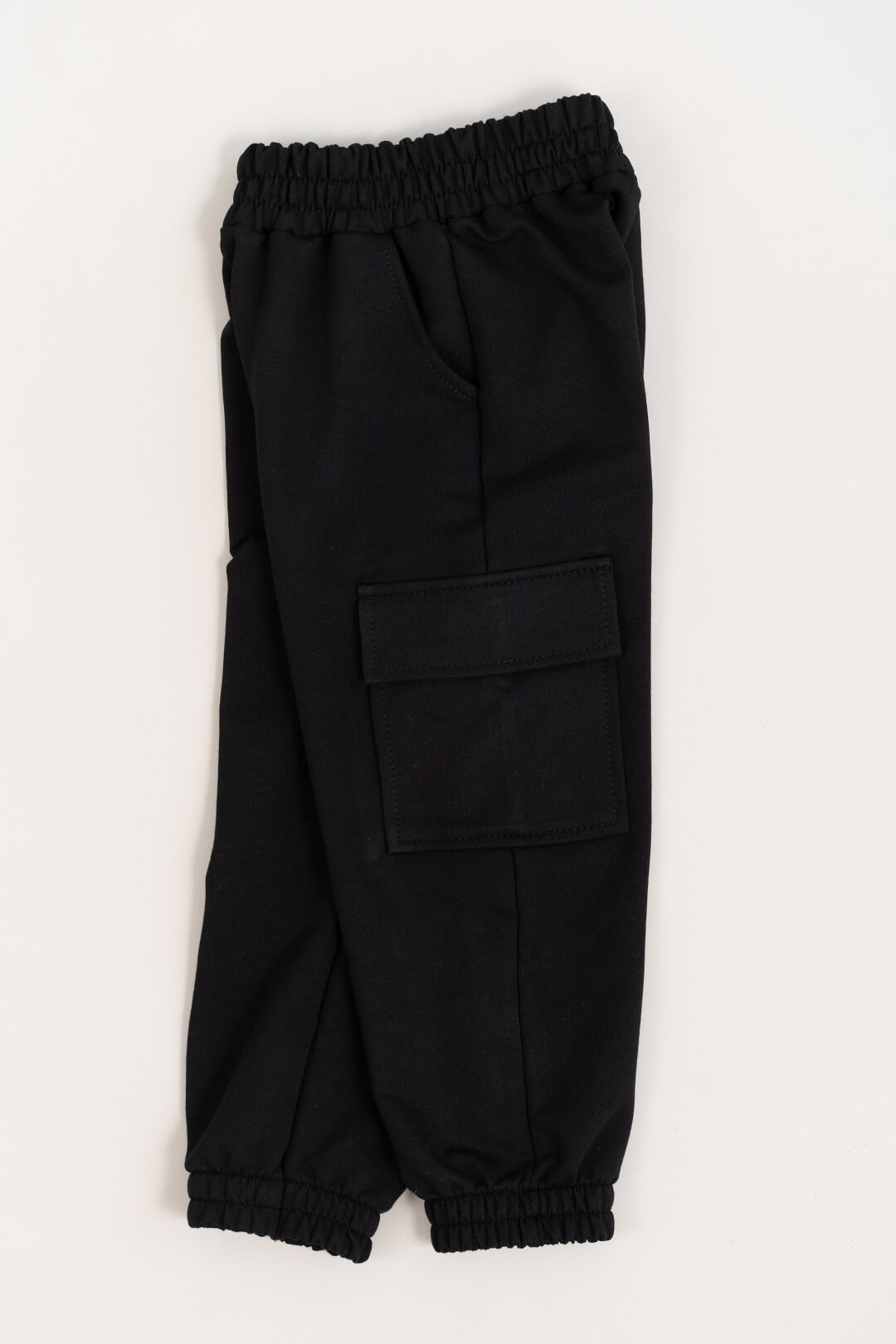 Спортивні джогери карго для хлопчика темно-синій двонитка