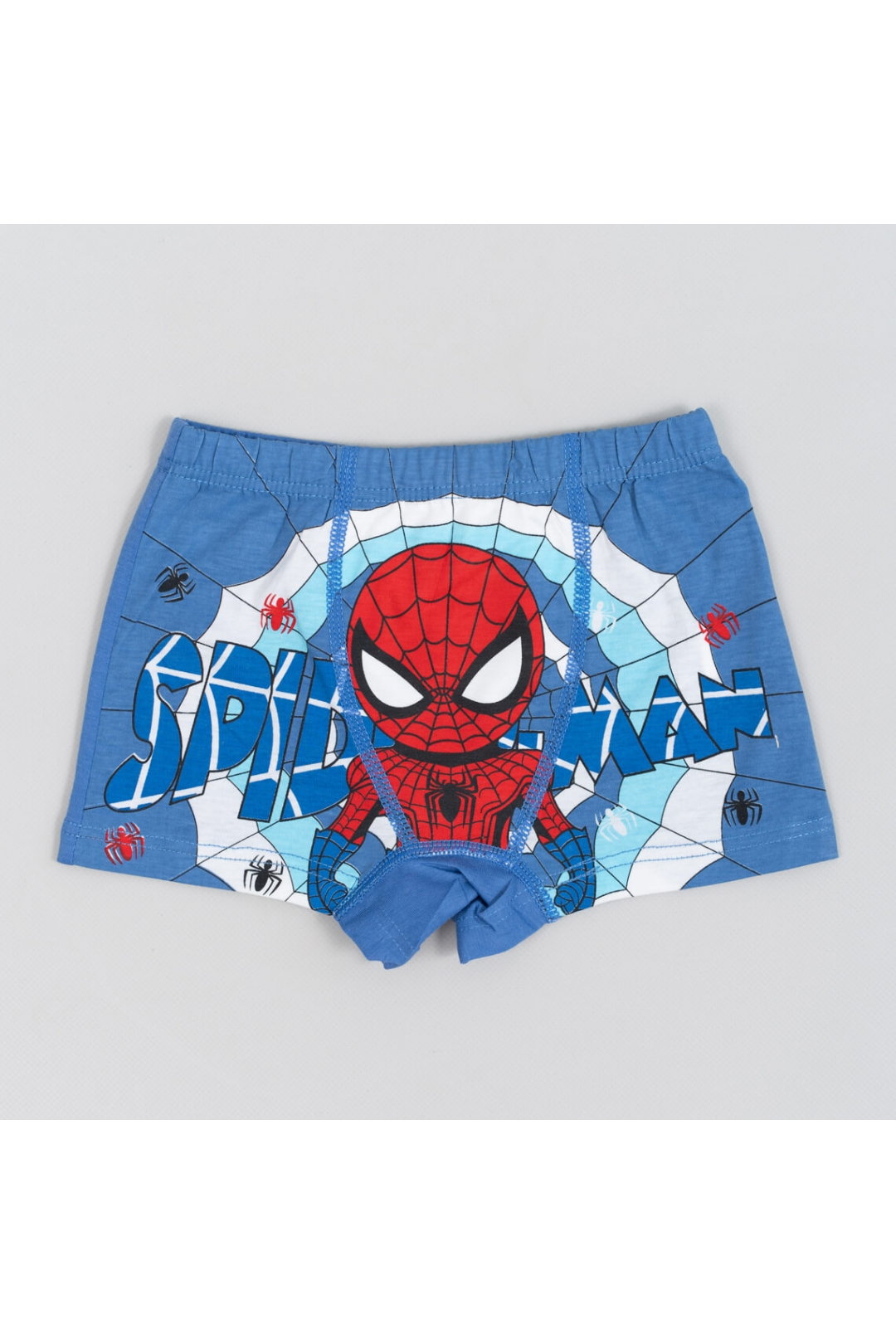 Труси боксери для хлопчика синій стретч- кулір