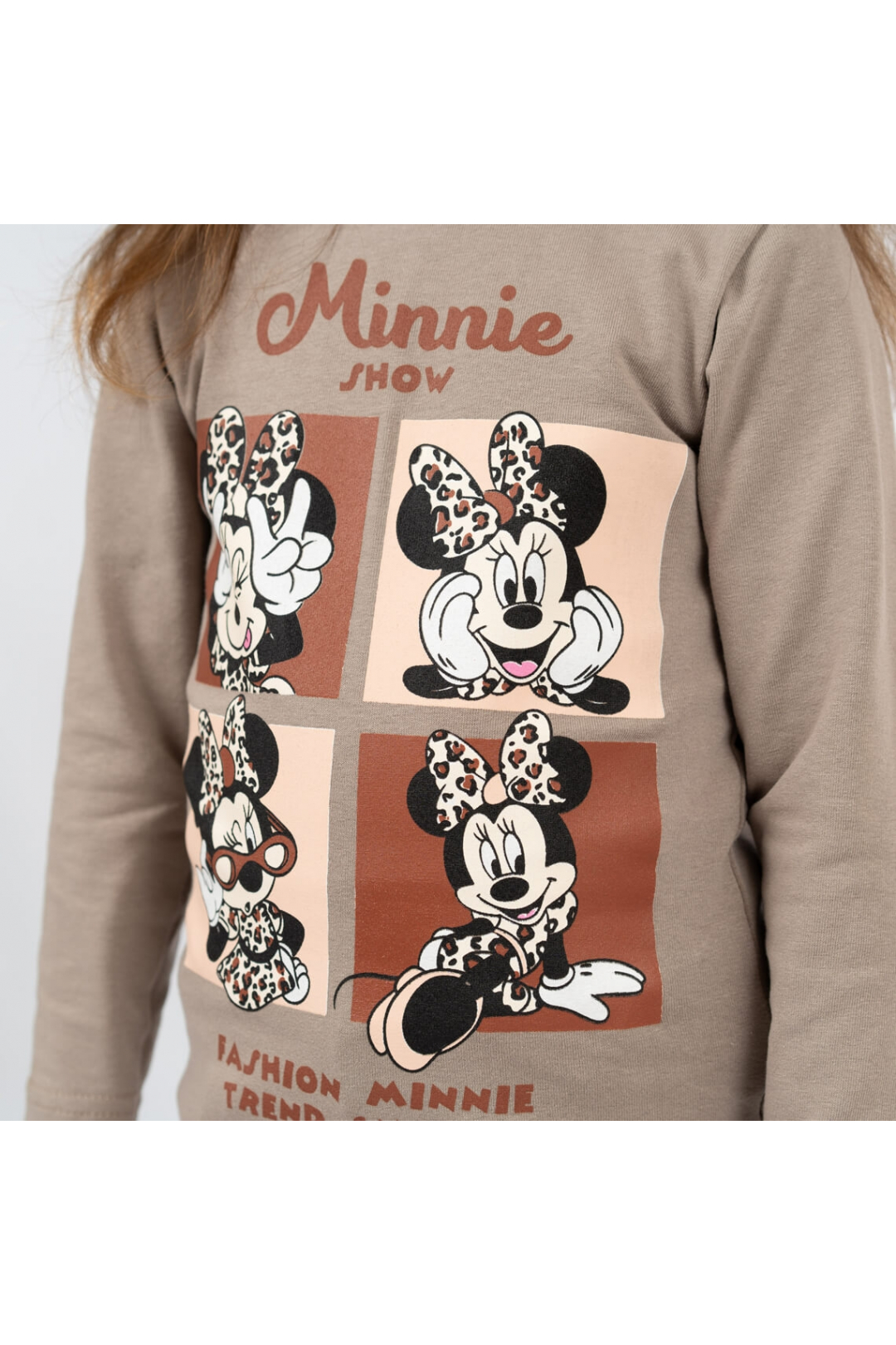 Лонгслів  для дівчинки Міні бежевий фулікра