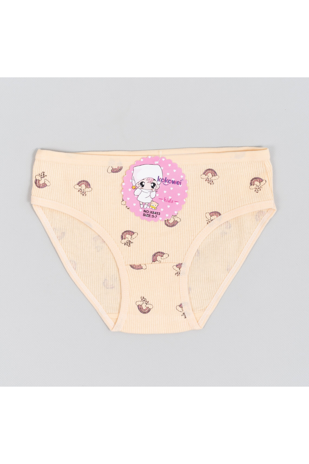 Трусики для дівчинки жовтий рубчик-преміум