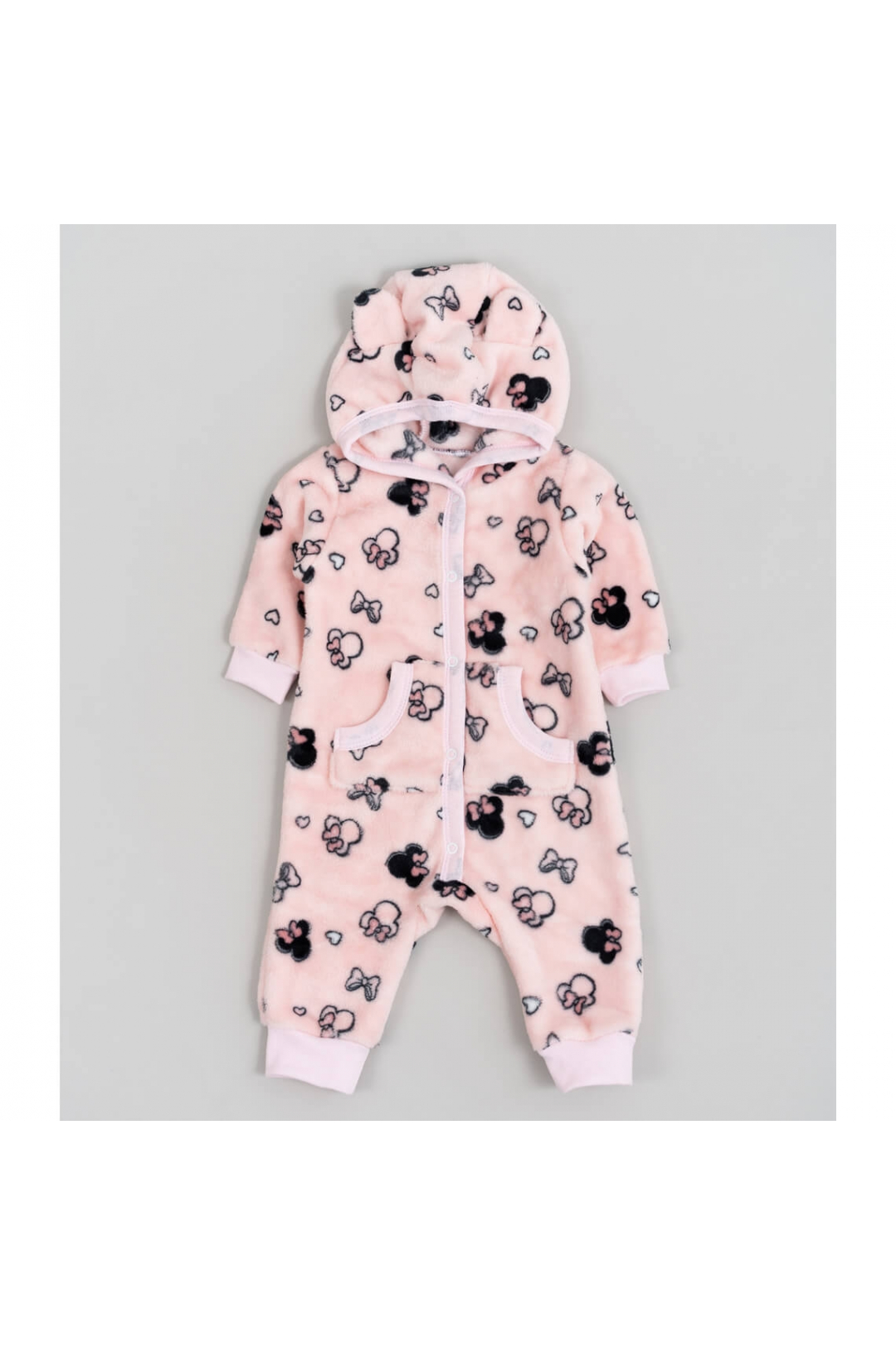 Комбінезон для малят рожевий велсофт