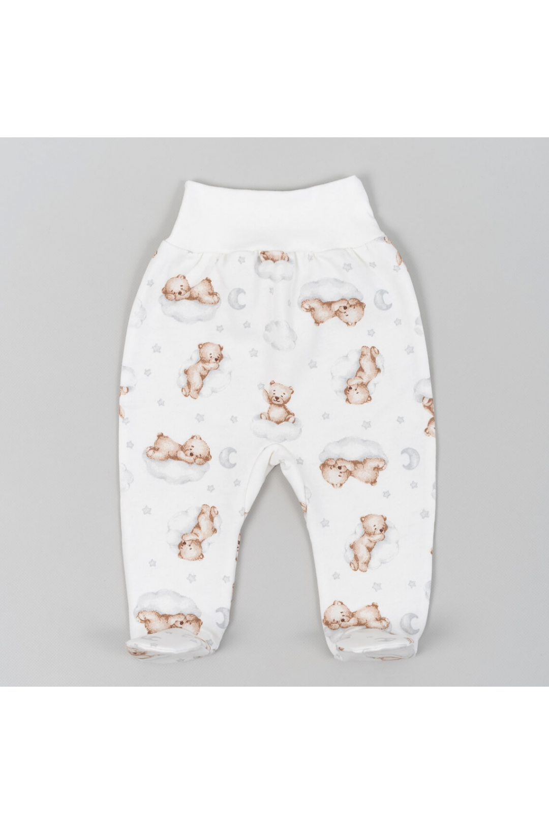 Повзунки для малят молочний Хмаринка начіс (футер)