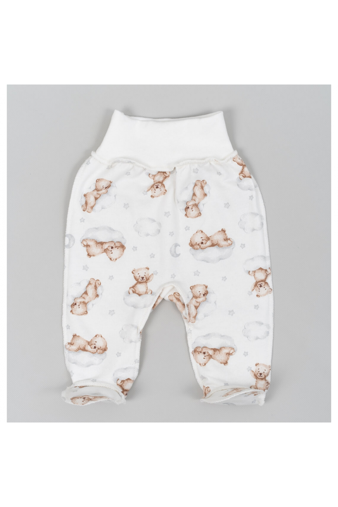 Повзунки для малят молочний Хмаринка начіс (футер)