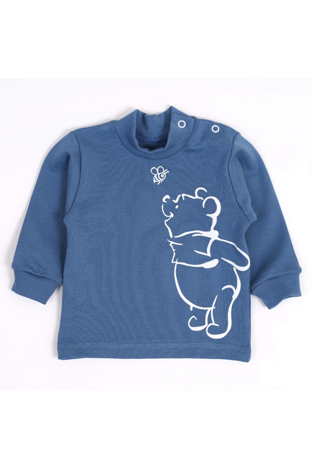 Джемпер ясельний Вінні індиго стрейч начісний