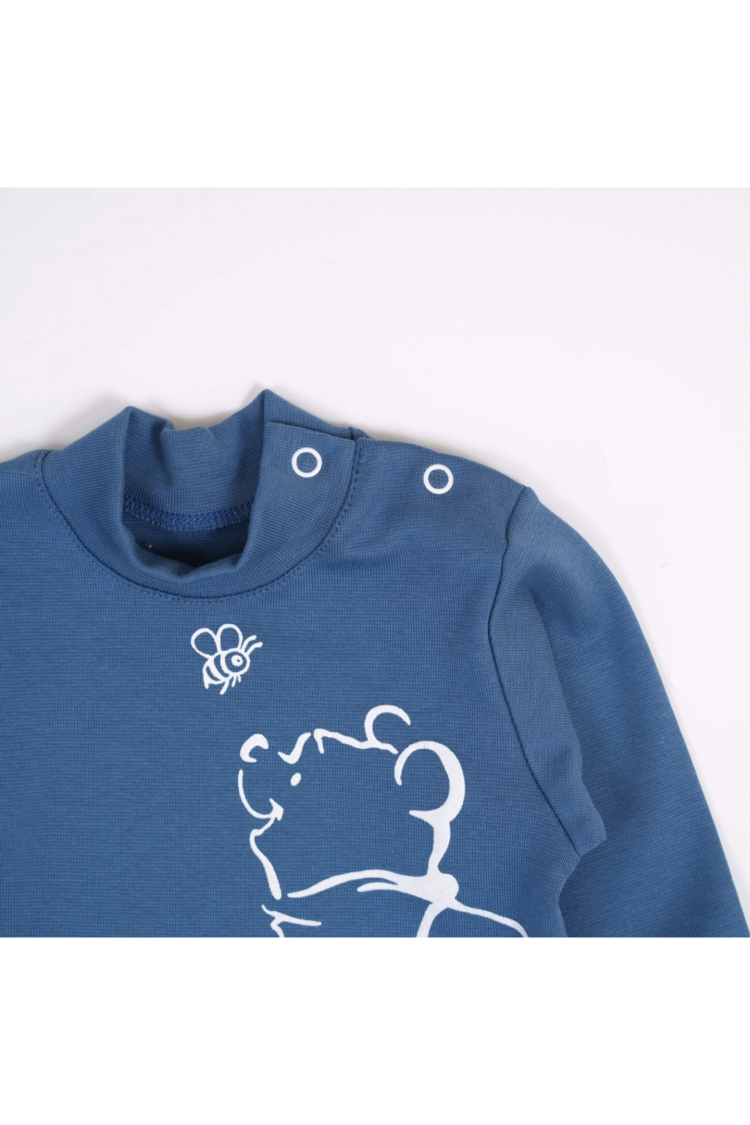 Джемпер ясельний Вінні індиго стрейч начісний
