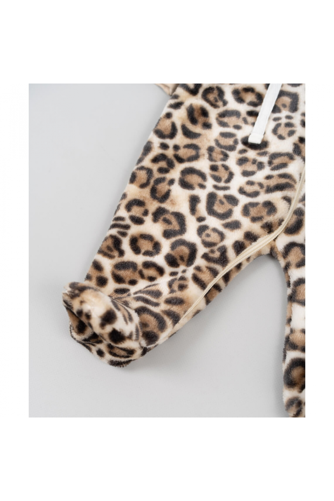 Комбінезони пухнастий для малят бежевий велсофт