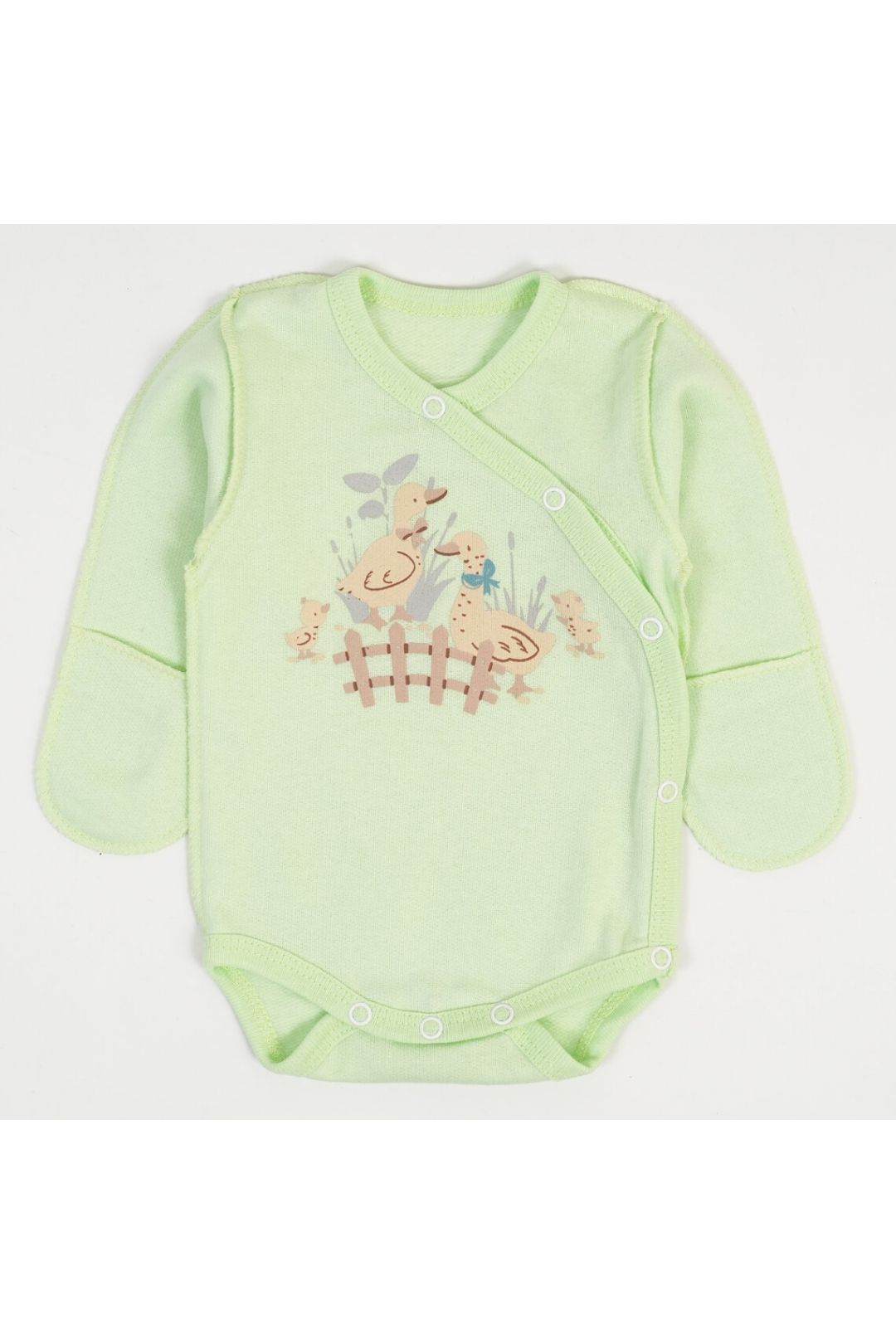 Боді для малят салатовий начіс(футер)