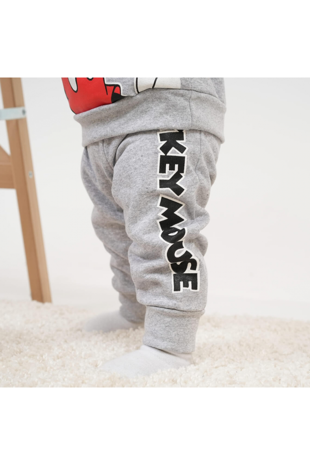 Костюм для хлопчика сірий начіс (футер)