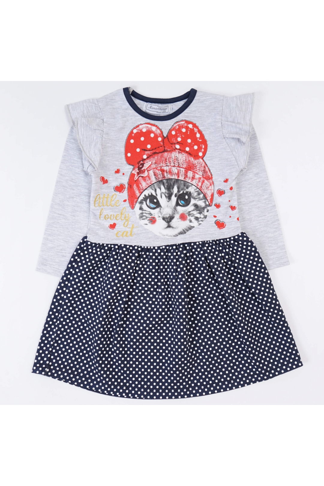 Сукня  для дівчинки темно- синій фулікра