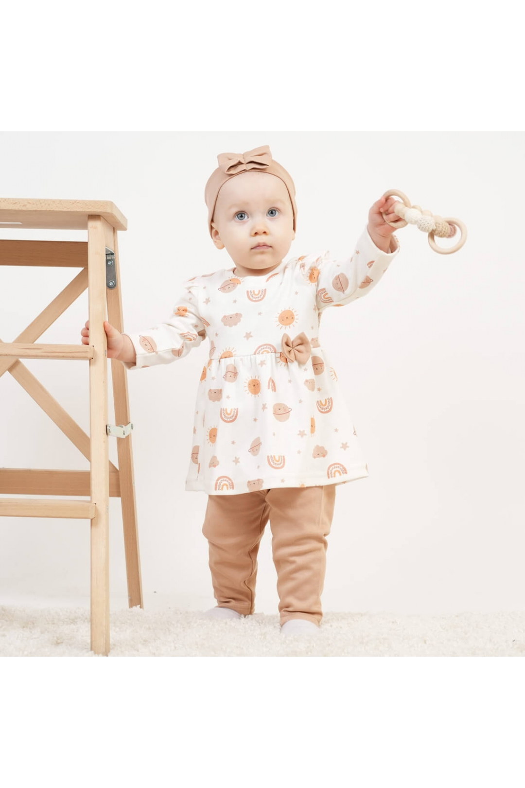 Комплект для дівчинки Планети моко інтерлок