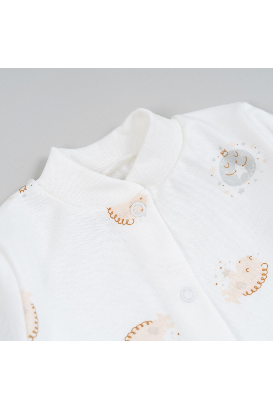 Кофтинка ясельна молочний Планети інтерлок