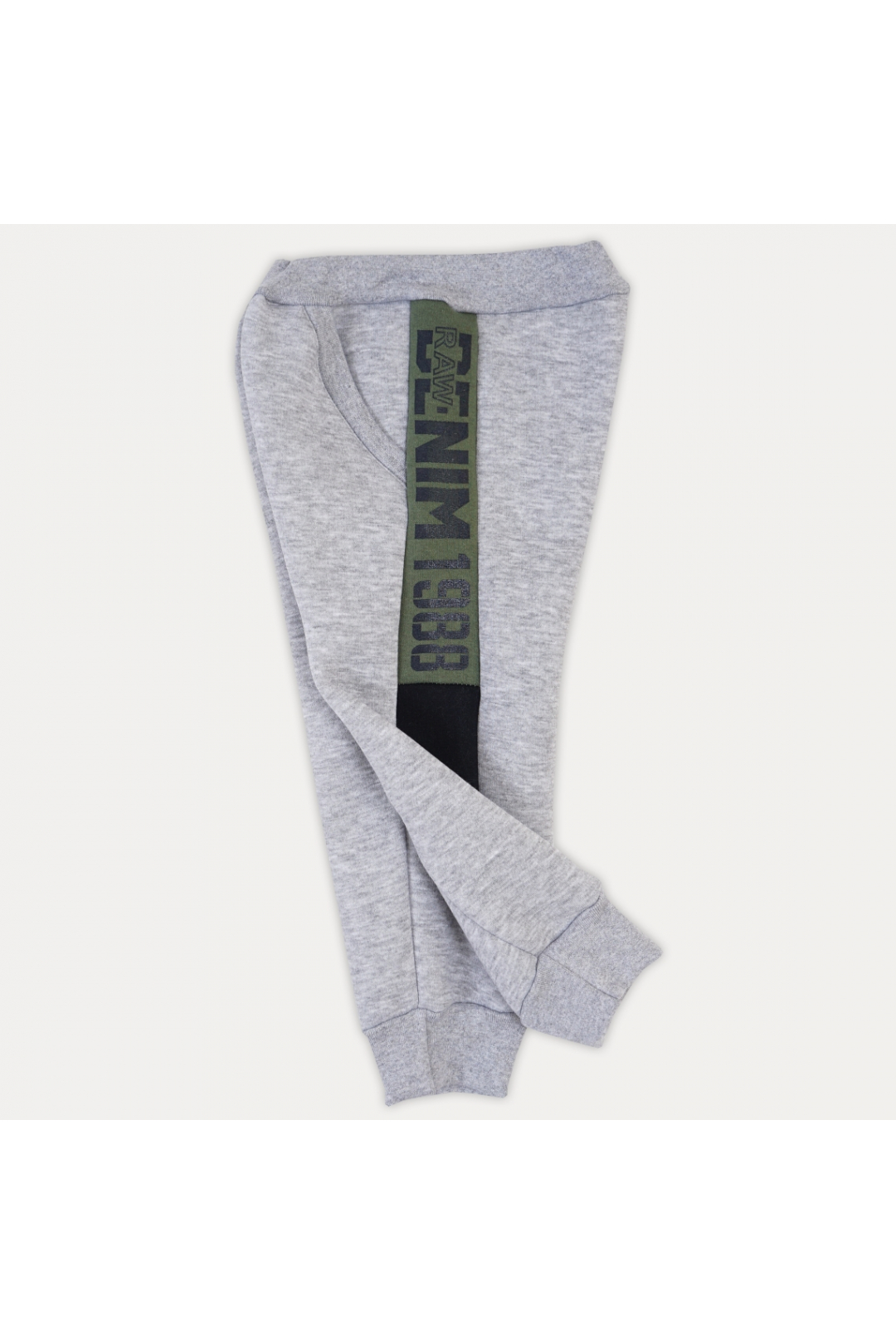 Штани для хлопчика теплі сірий тринитка на флісі