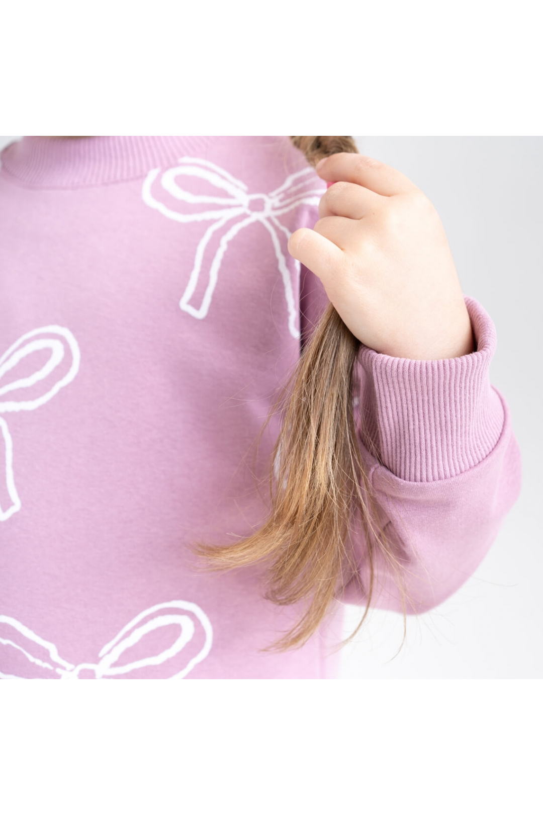 Світшот для дівчинки ліловий двонитка