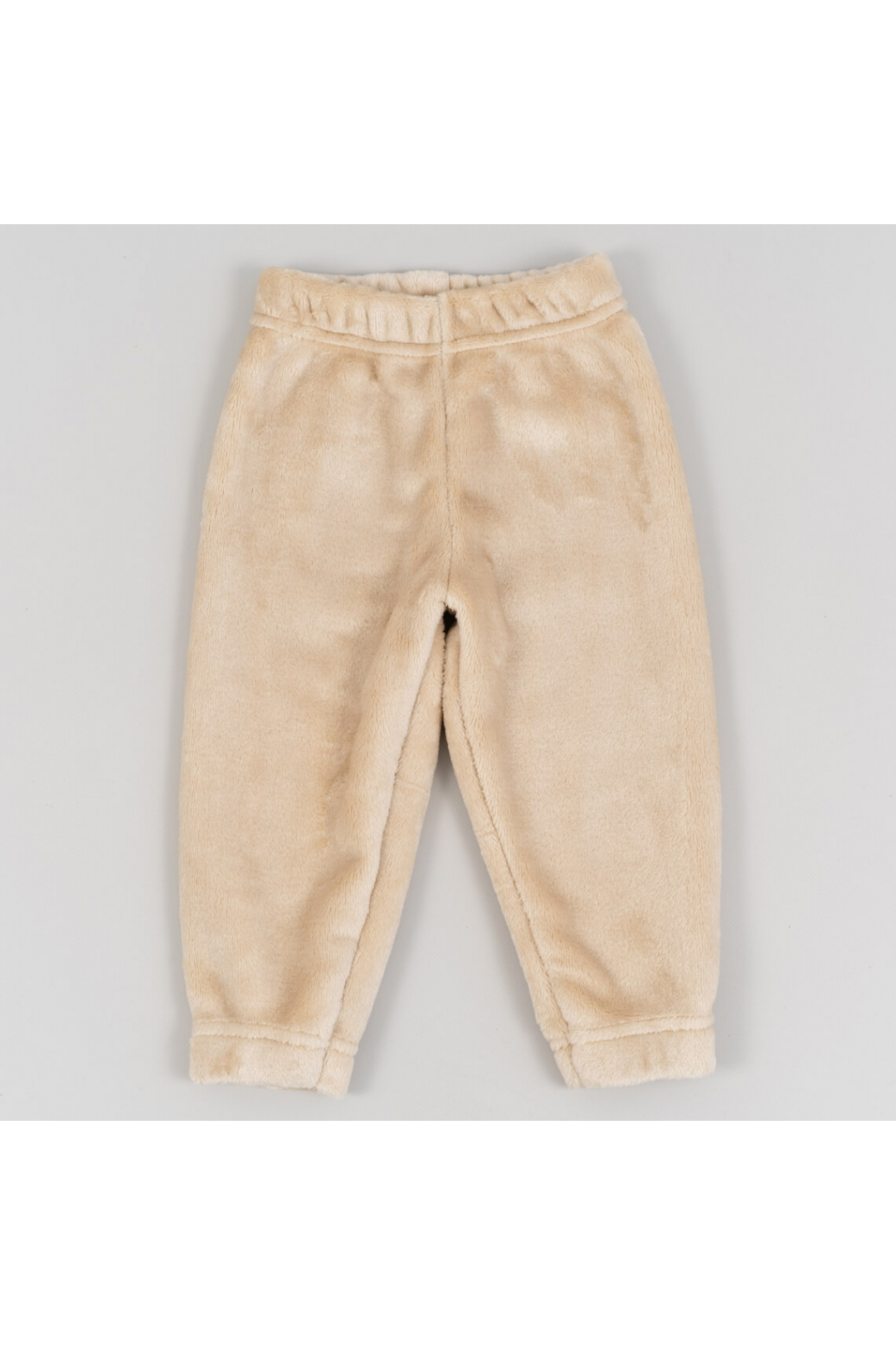Штанці пухнасті для малят бежевий велсофт