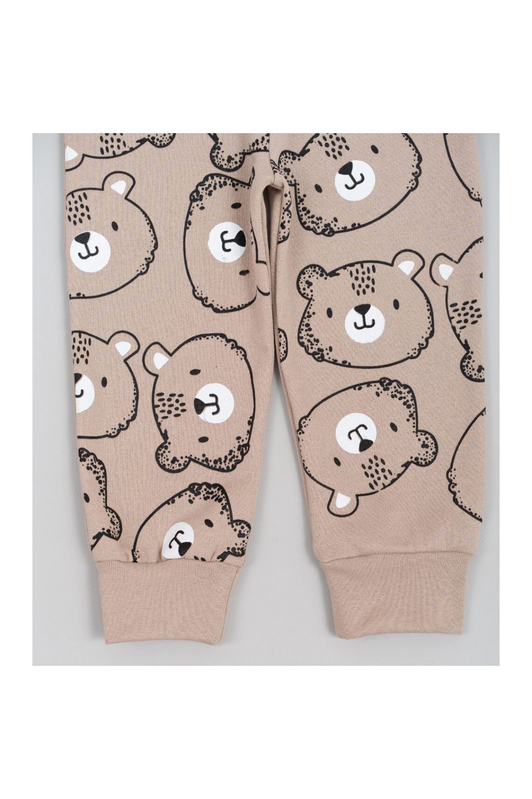 Костюм для малят Ведмедики бежевий начіс (футер)