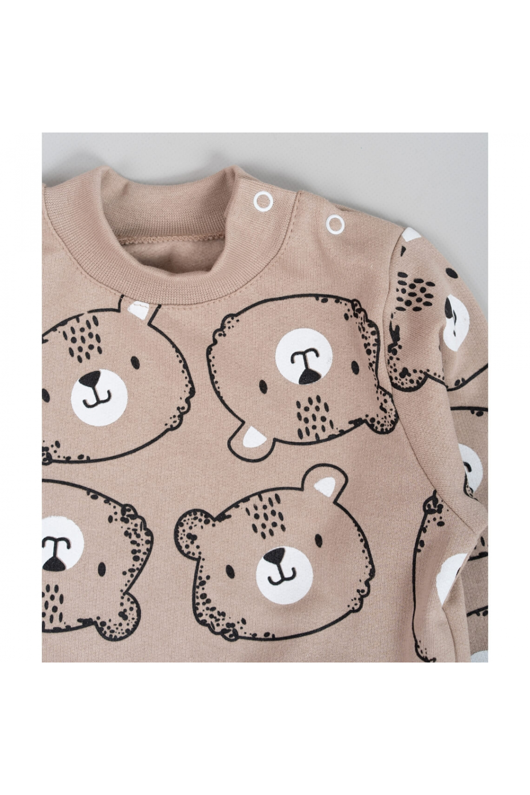 Костюм для малят Ведмедики бежевий начіс (футер)