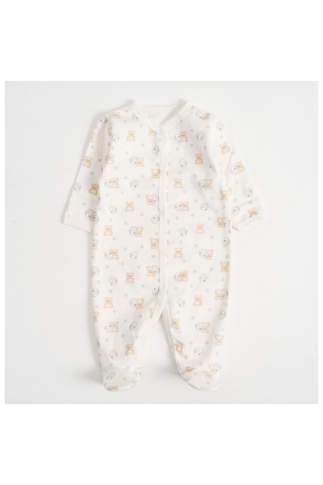 Чоловічок для малят Зайки молочний начіс(футер)