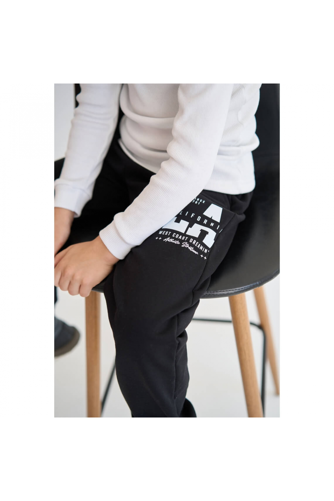 Штани для хлопчика чорний двонитка