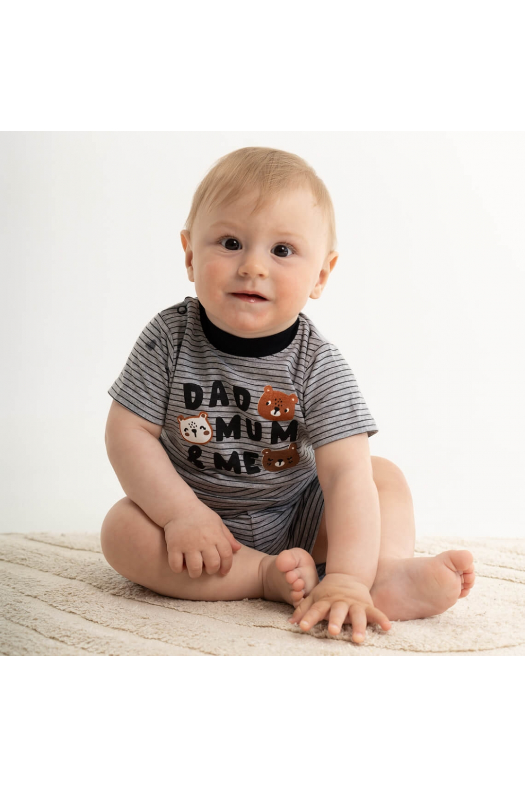 Костюм для хлопчика сірий фулікра