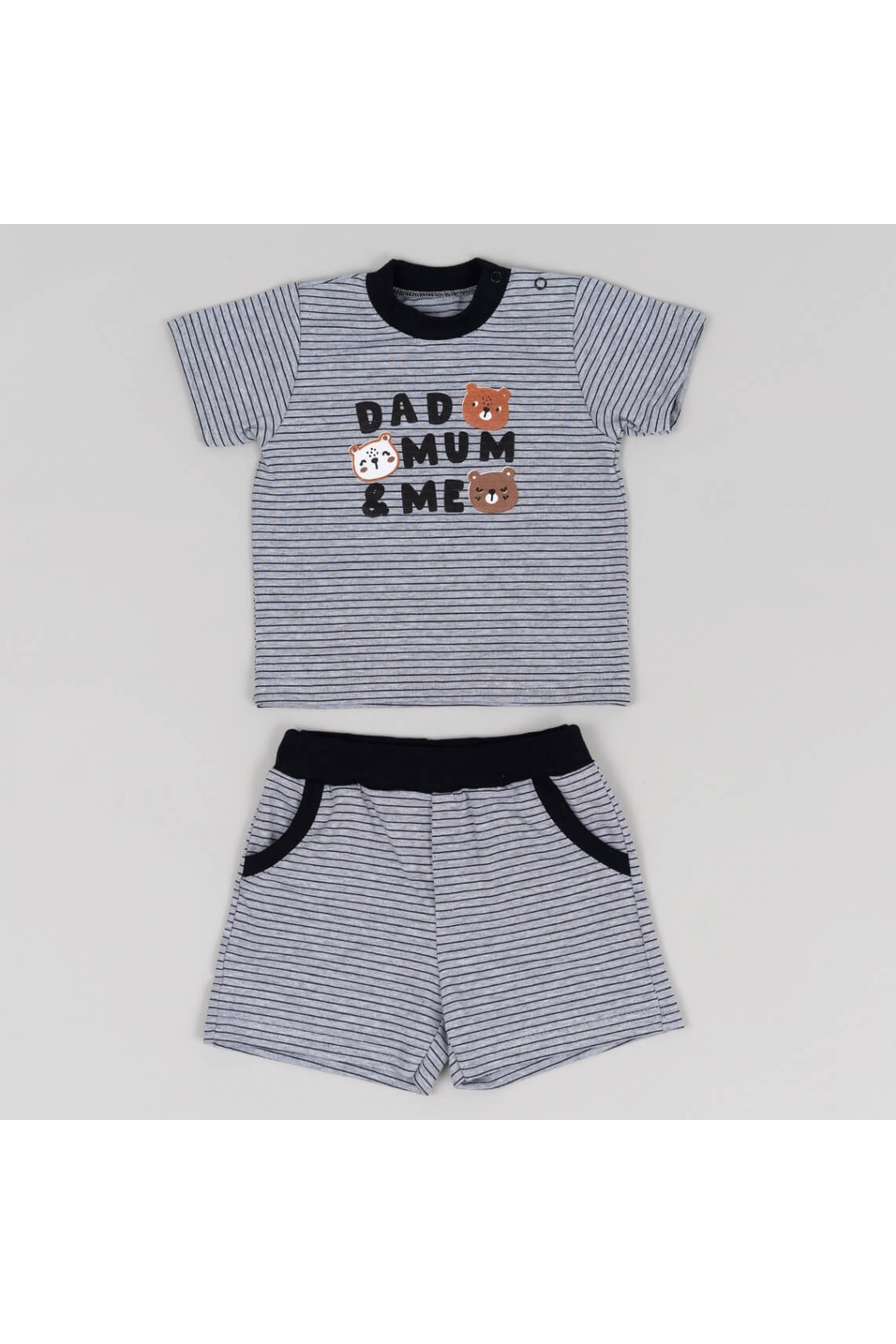 Костюм для хлопчика сірий фулікра