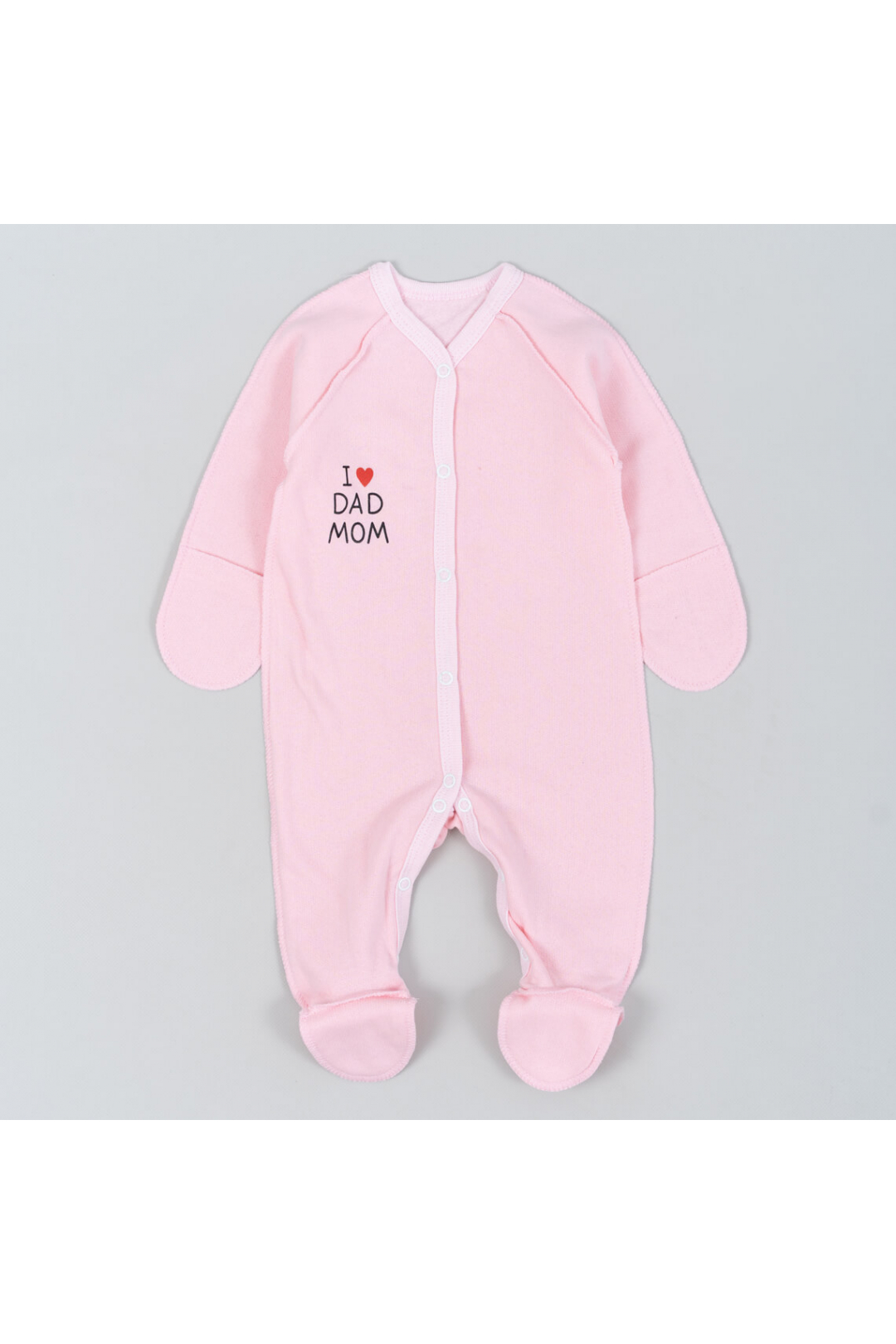 Сліп для новонарождених рожевий начіс(футер)