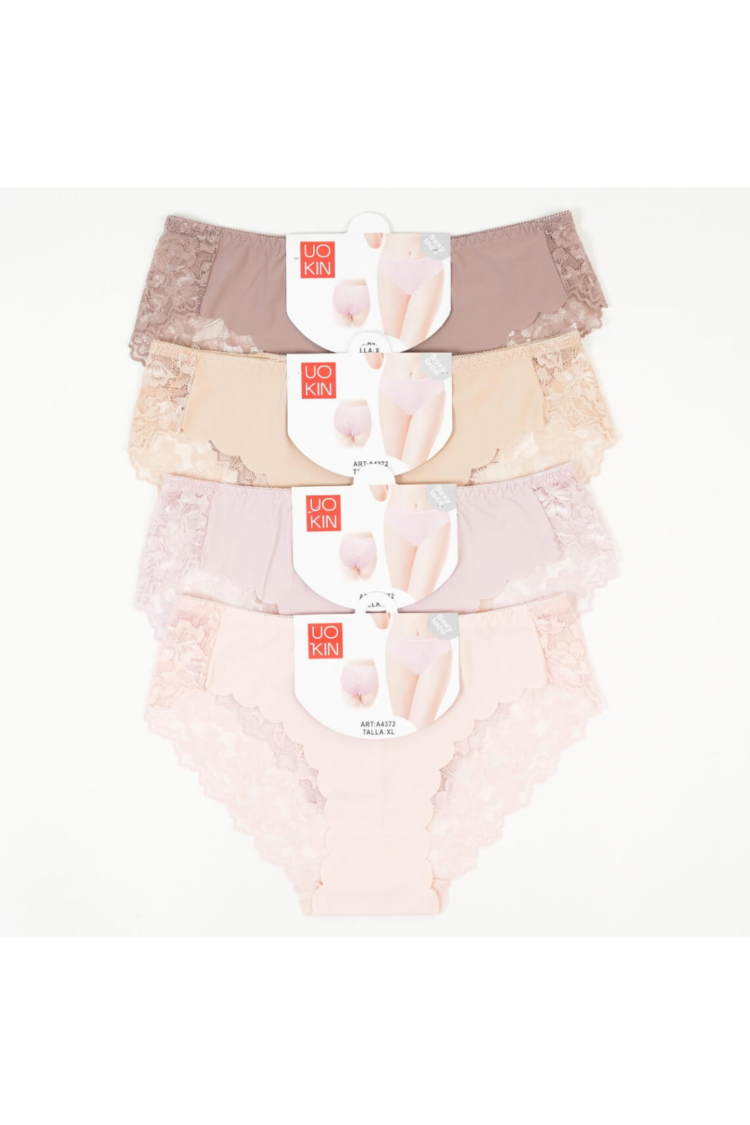 Труси жіночі рожевий еластан