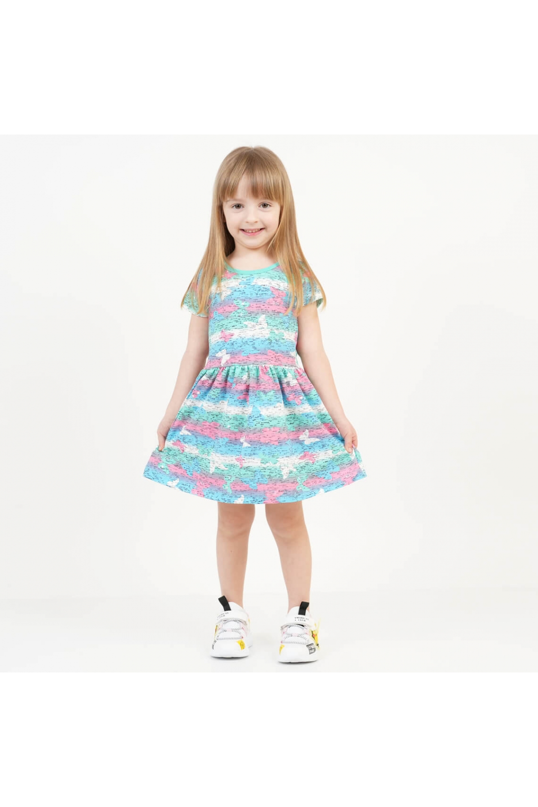 Сукня для дівчинки блакитний фулікра