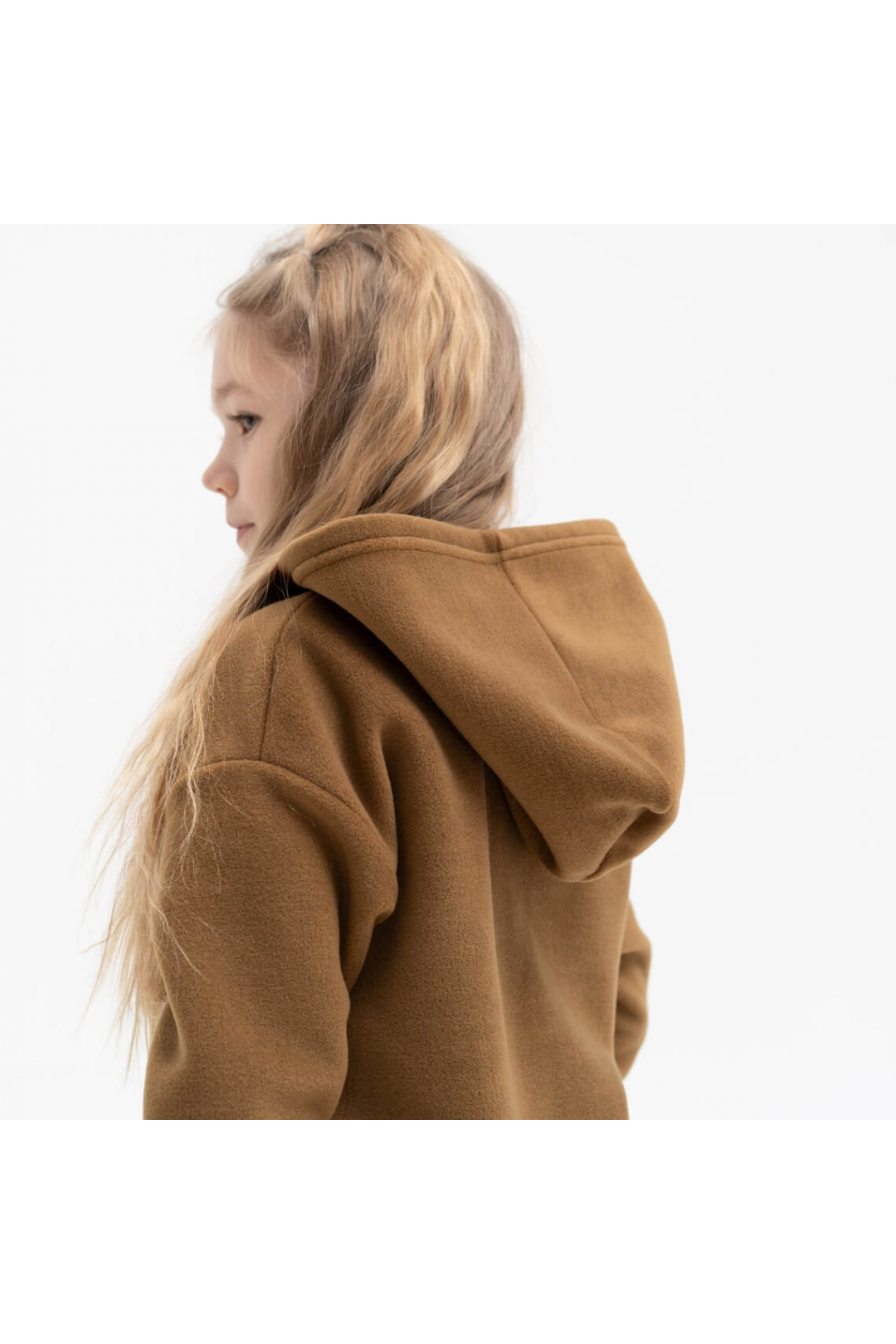 Флісовий костюм для дівчинки карамель фліс