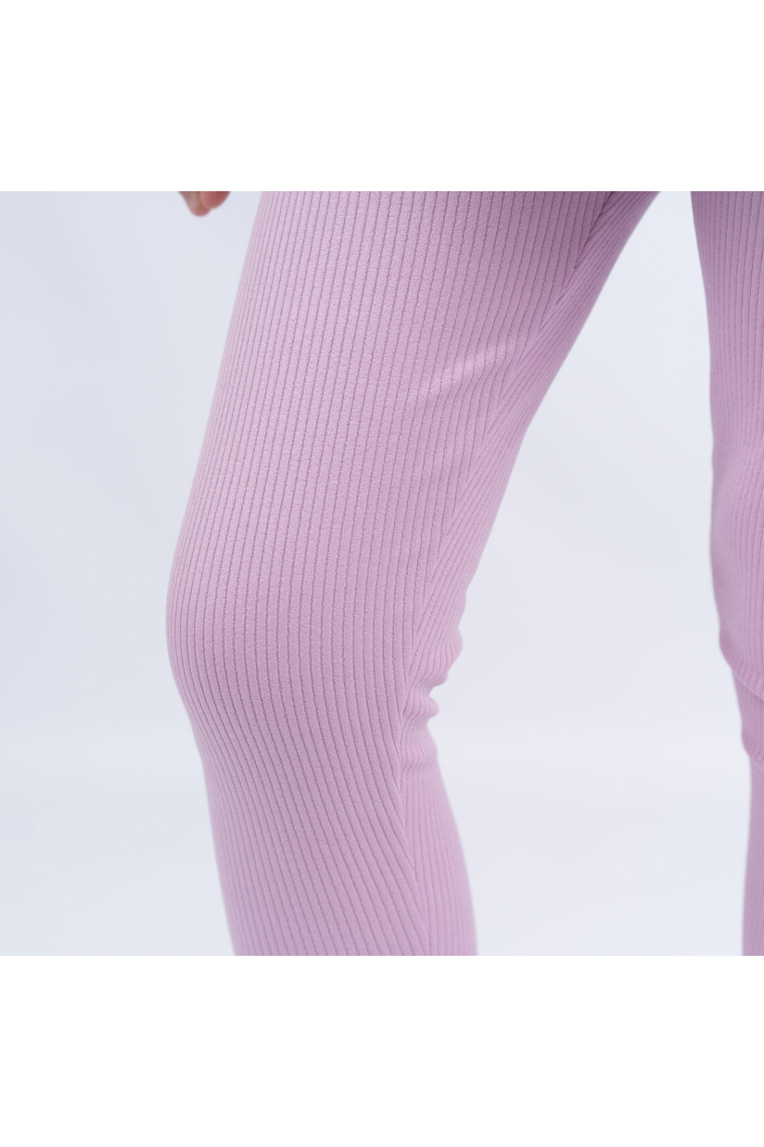 Лосіни для дівчинки бузковий рубчик-мустанг