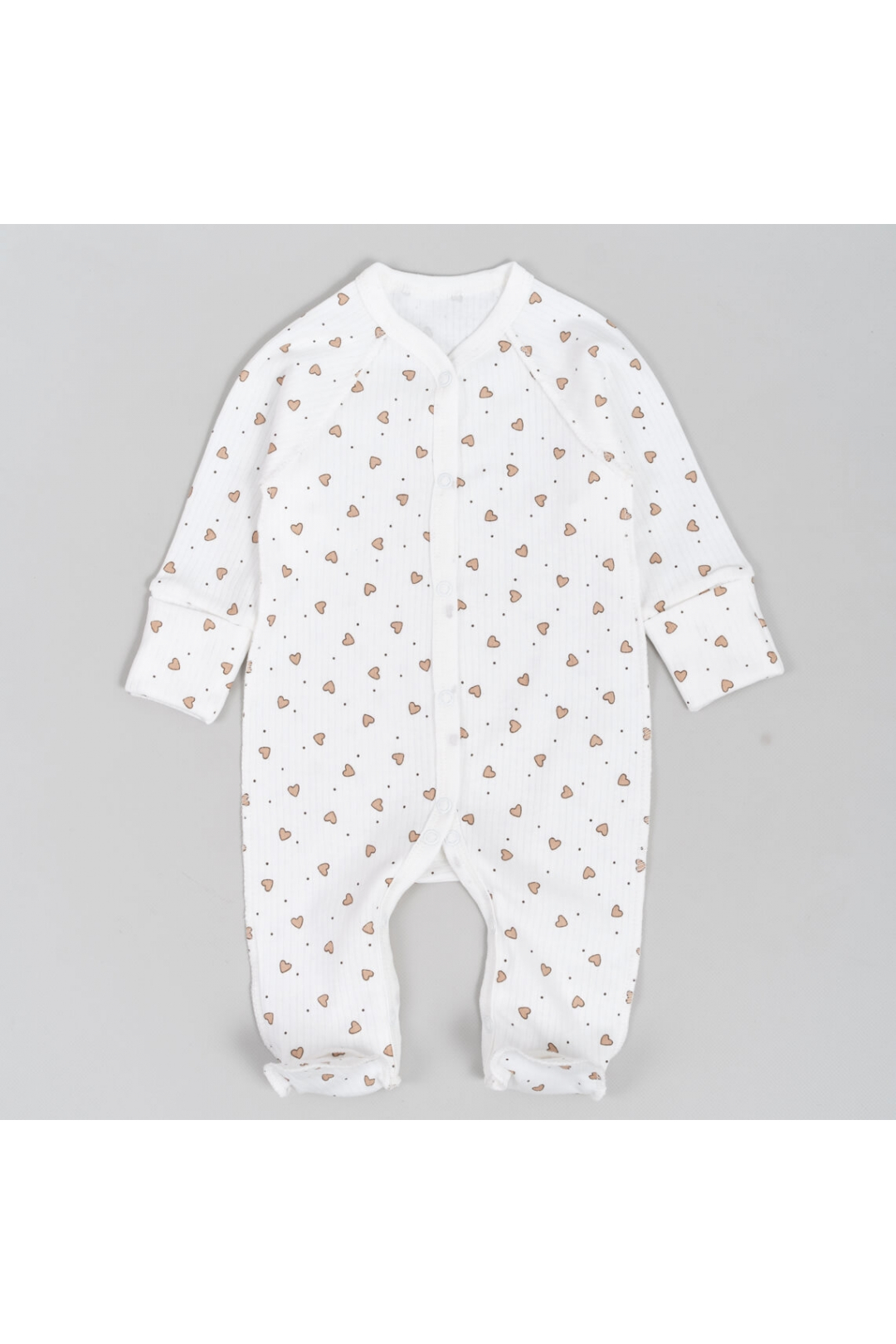 Чоловічок для новонароджених молочний інтерлок