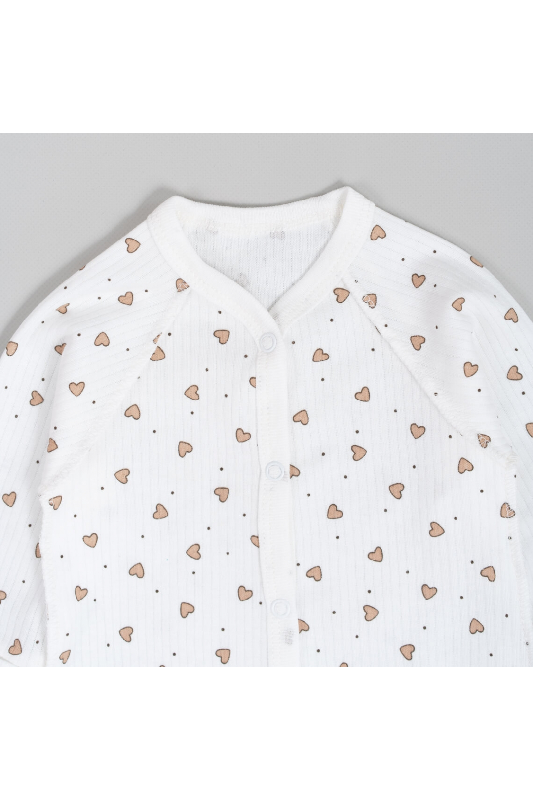 Чоловічок для новонароджених молочний інтерлок