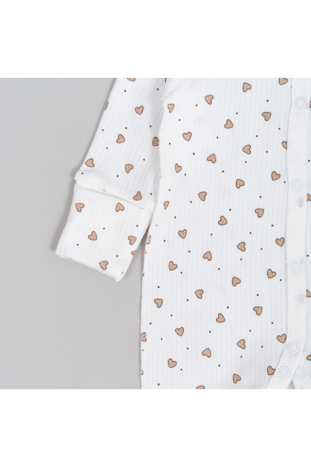 Чоловічок для новонароджених молочний інтерлок