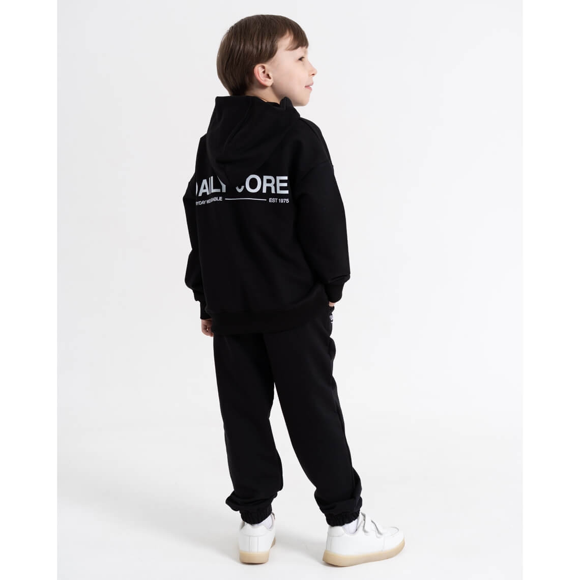 Костюм для хлопчика чорний двонитка