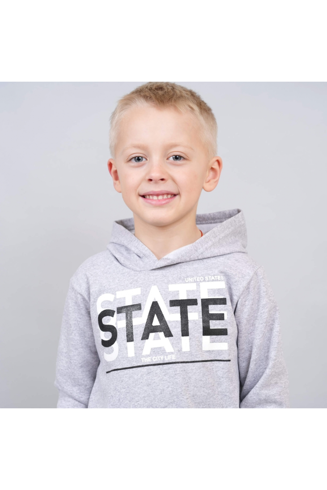 Костюм  для хлопчика сірий начіс (футер)