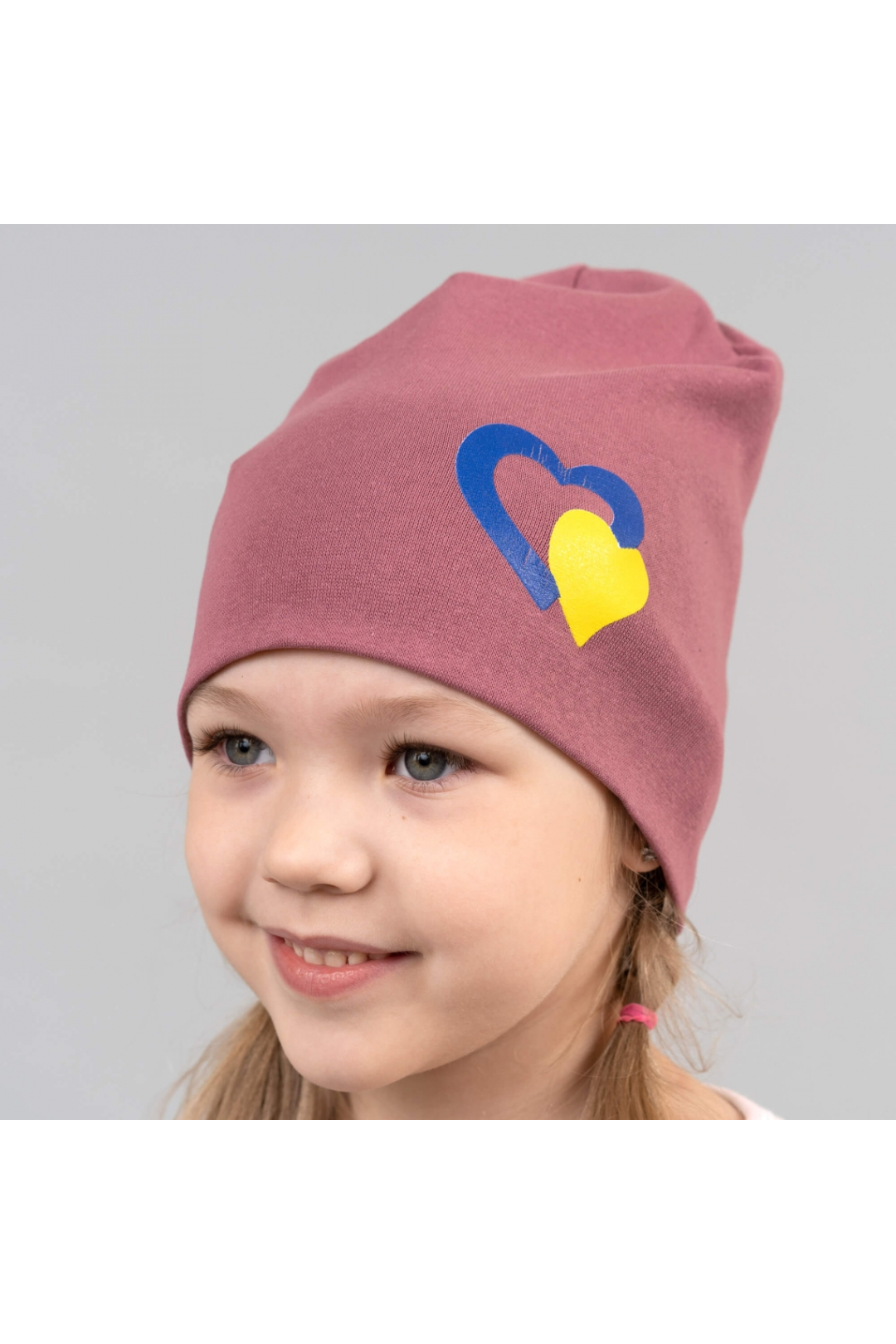 Шапка для дівчинки ліловий стретч