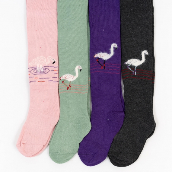 Колготки для дівчинки бордо махра