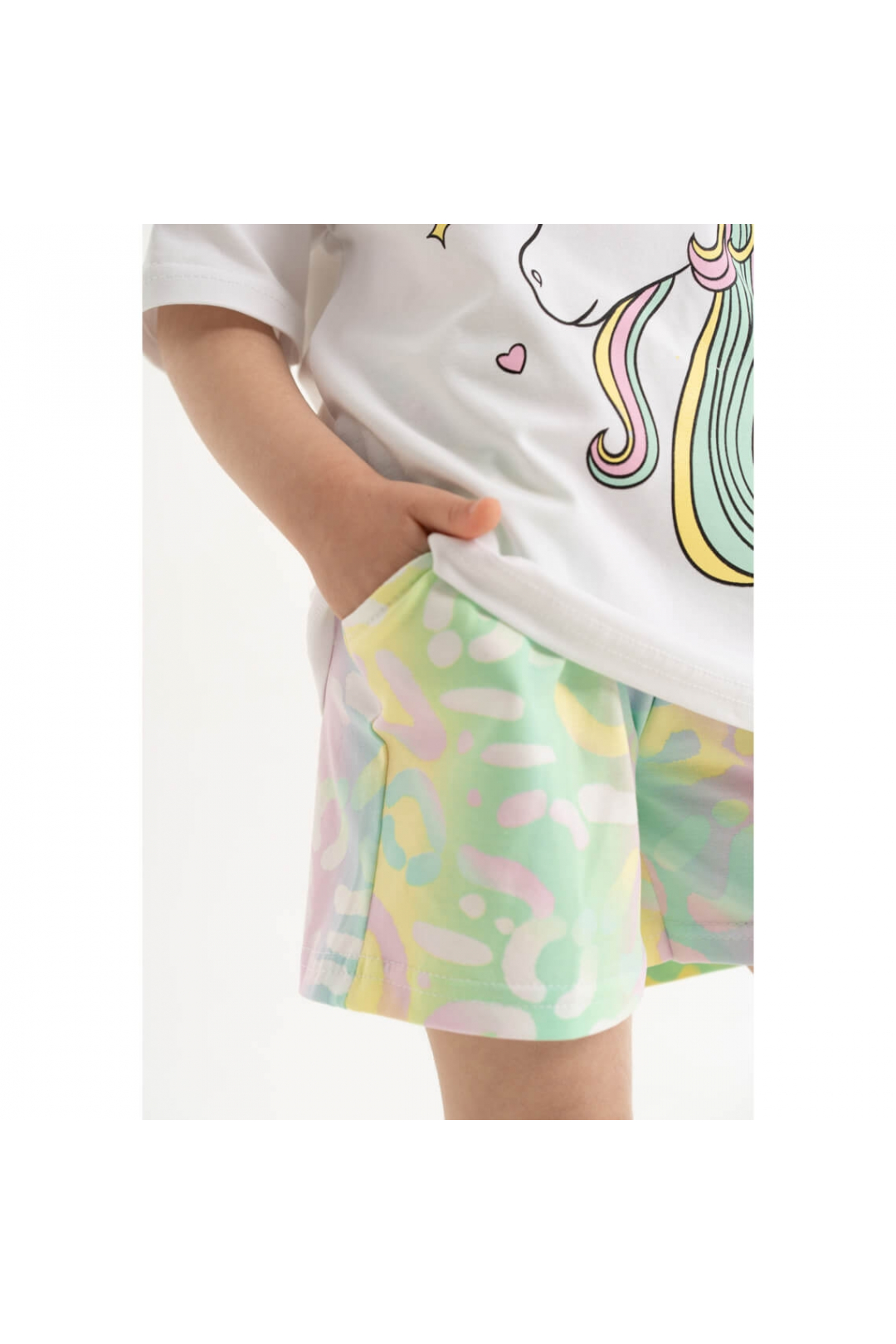 Комплект для дівчинки молочний стретч кулір