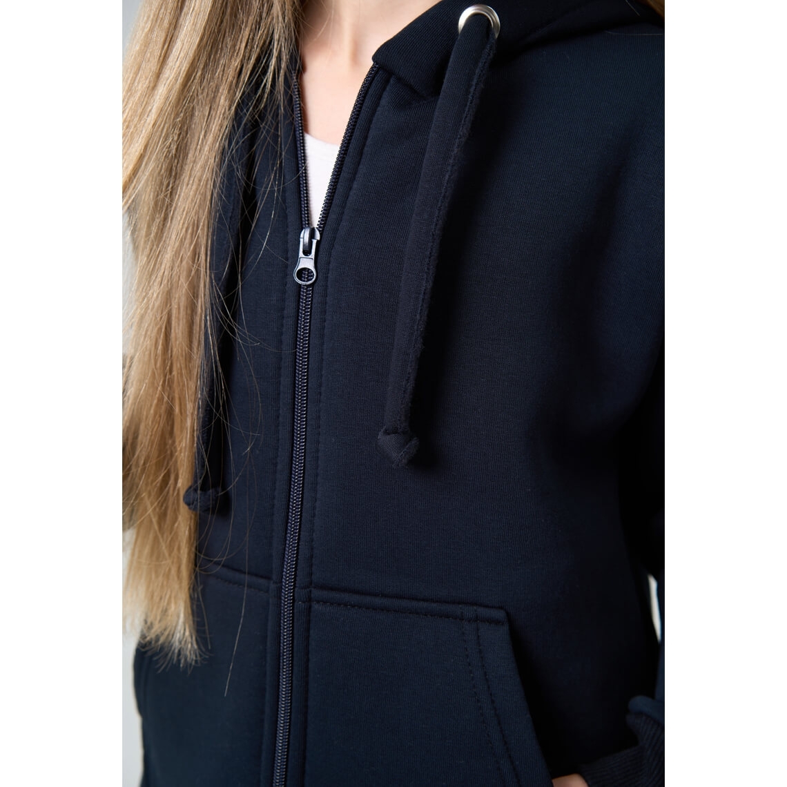 Костюм для дівчинки темно-синій тринитка на флісі