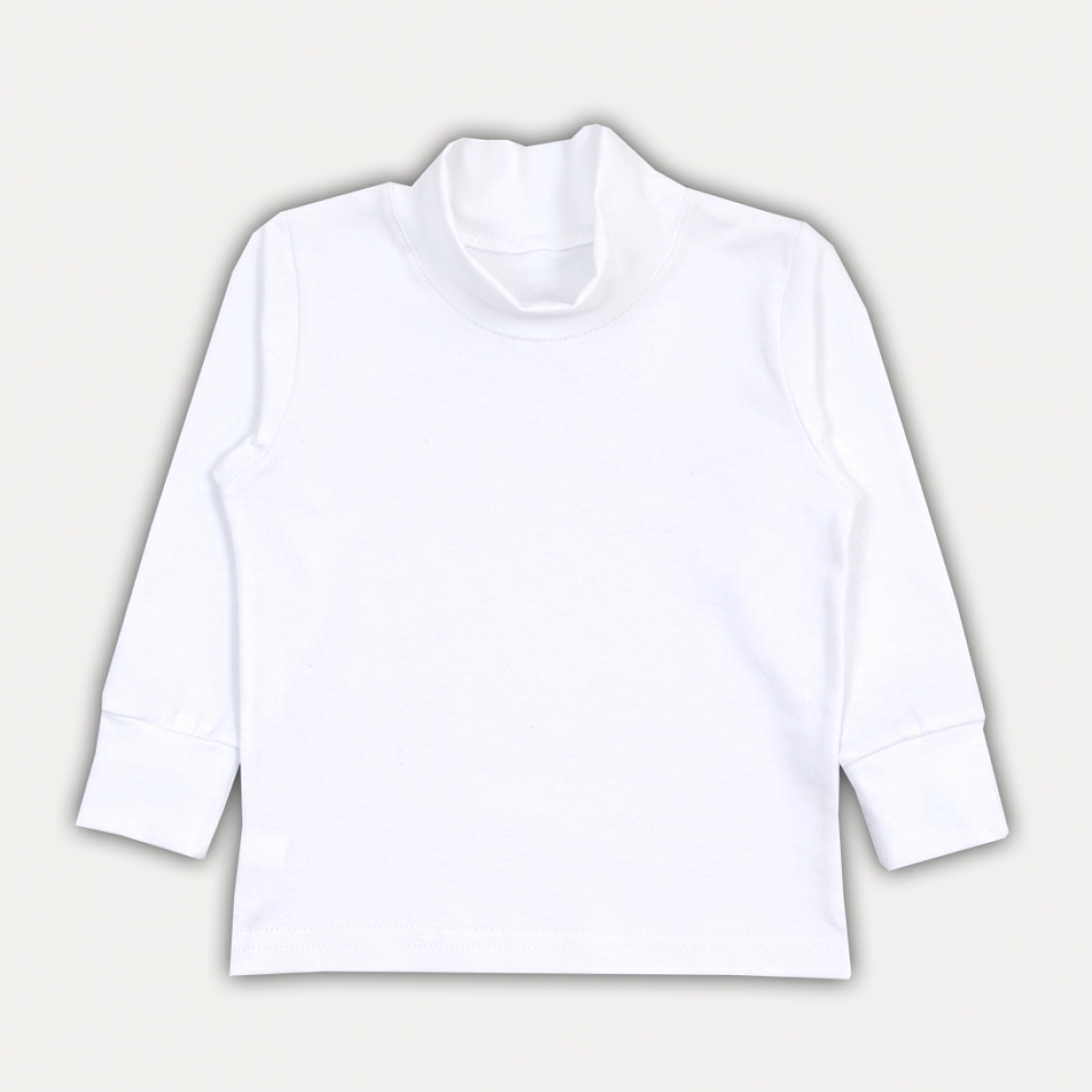 Гольф дитячій білий начіс (футер)