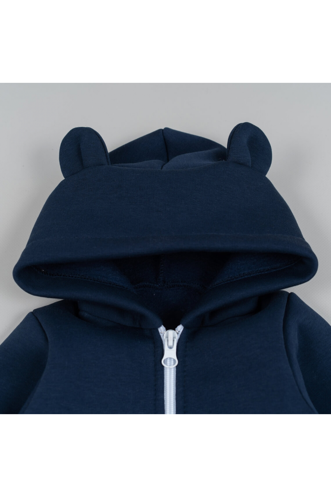 Комбінезон для малят темно-синій тринитка на флісі