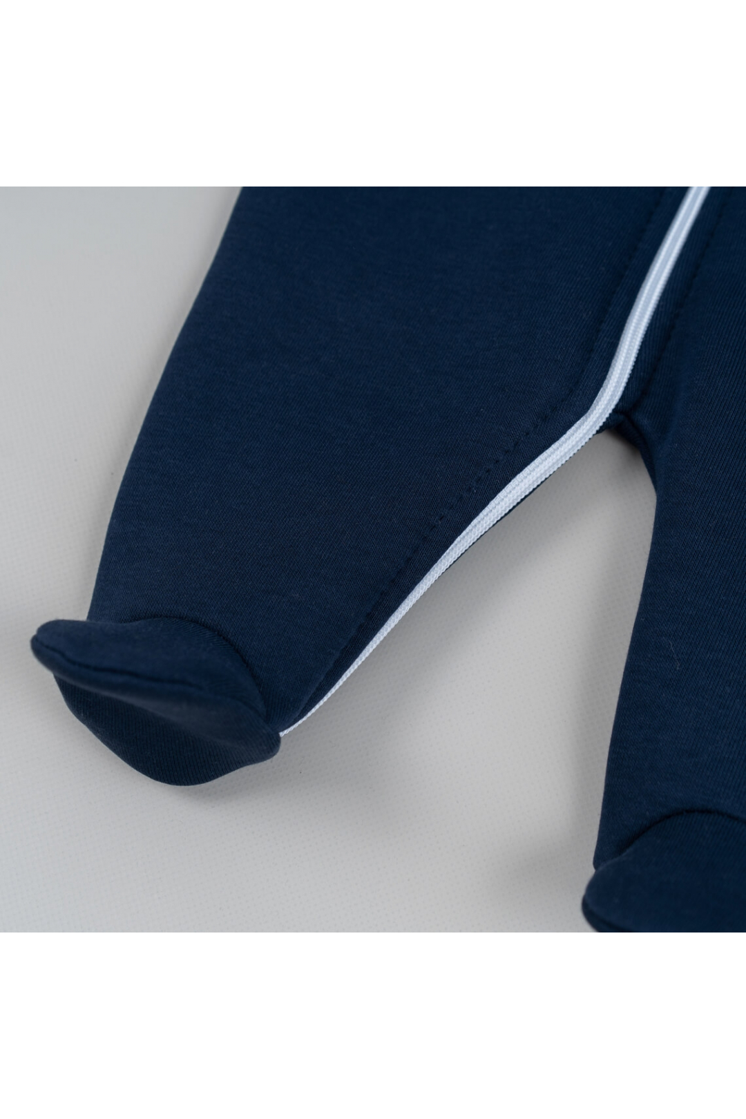 Комбінезон для малят темно-синій тринитка на флісі