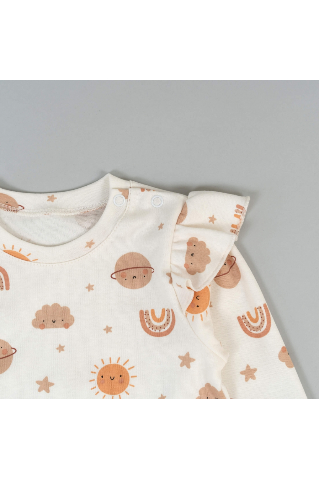 Костюм для дівчинки Планети пісочний інтерлок