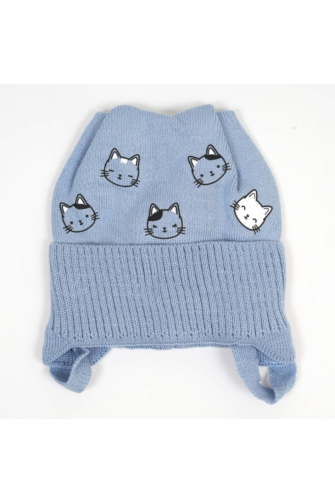 Шапочка для хлопчика блакитний стрейч