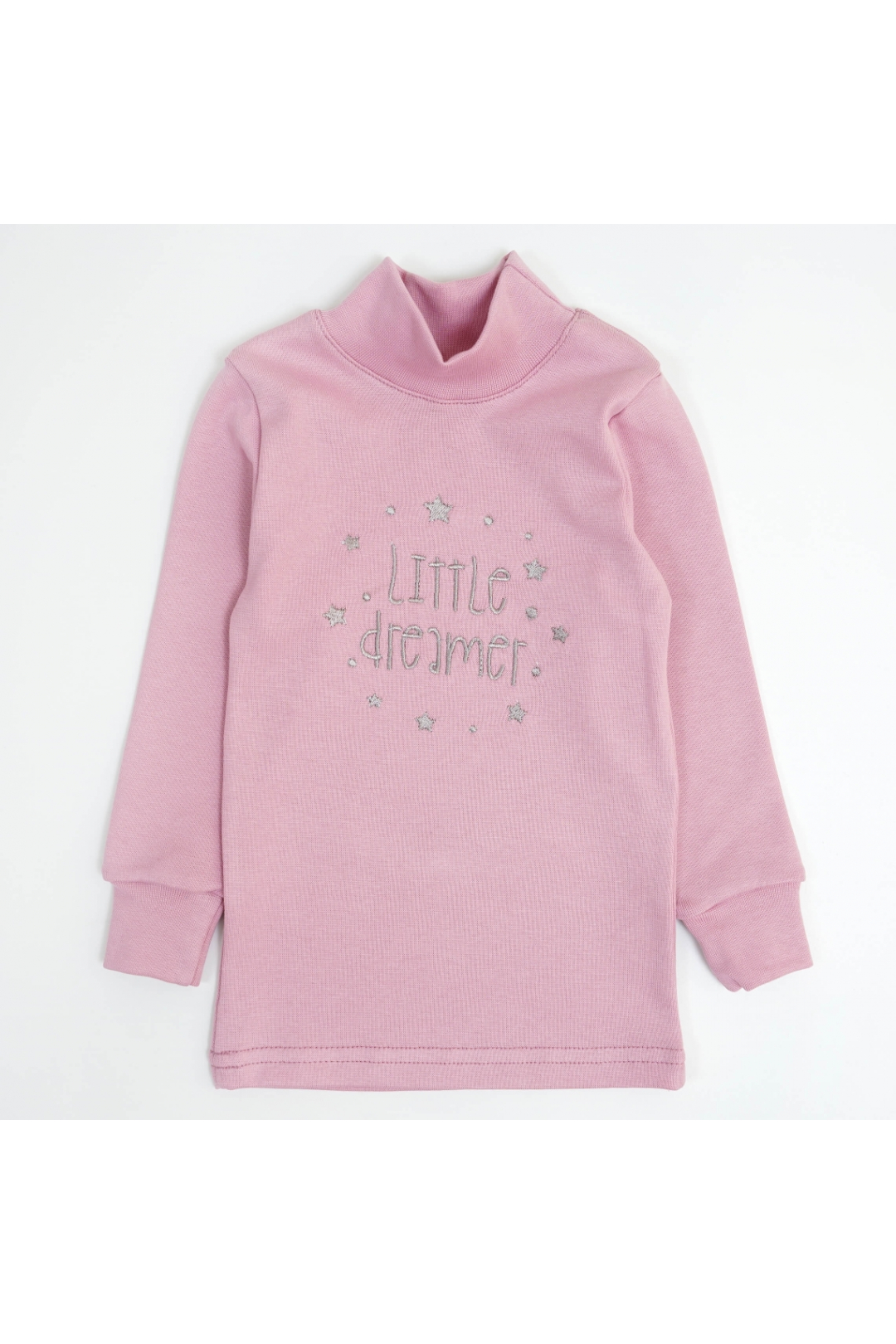 Гольф  для дівчинки Little Dreamer рожевий стретч начісний