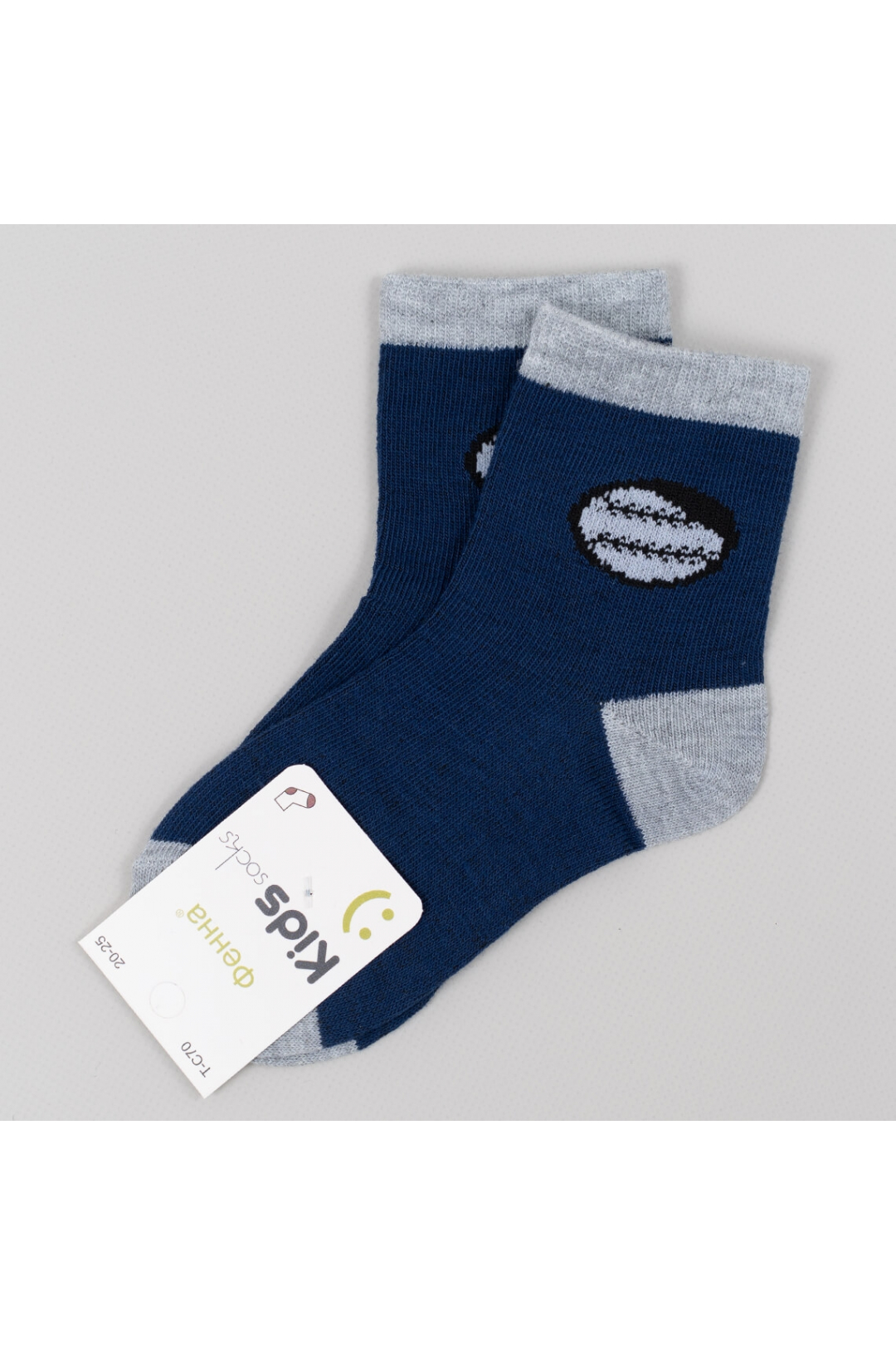 Шкарпетки для хлопчика темно-синій бавовна