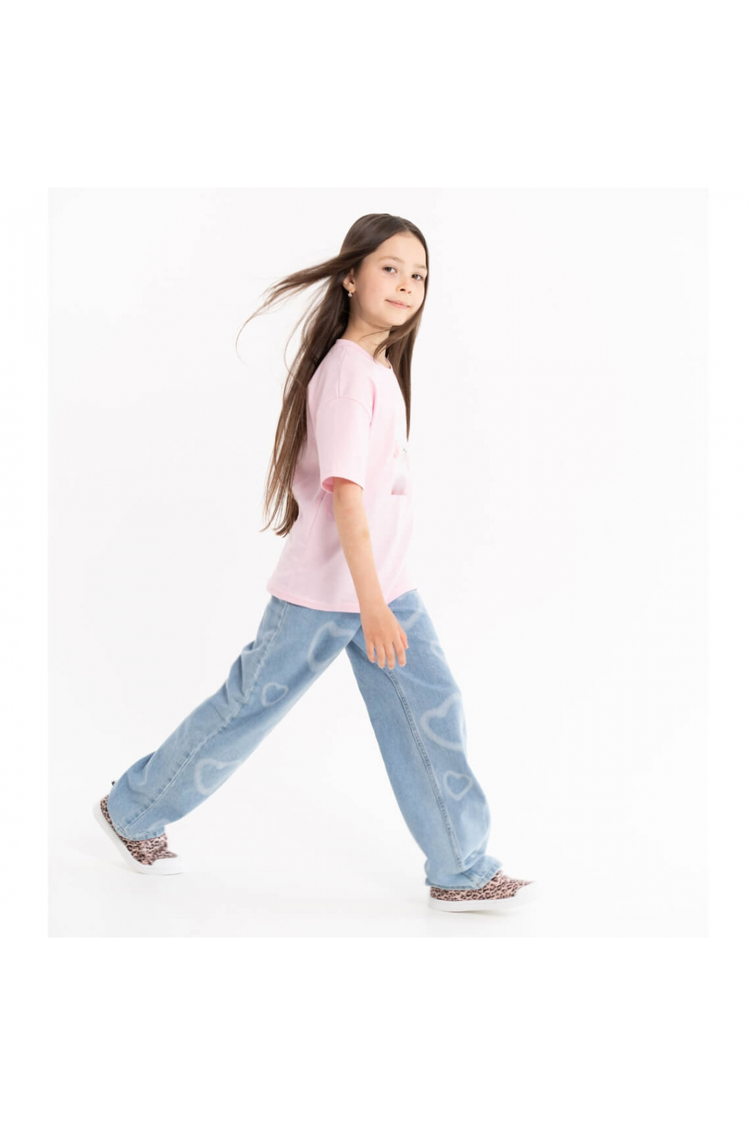 Футболка для дівчинки рожевий кулір