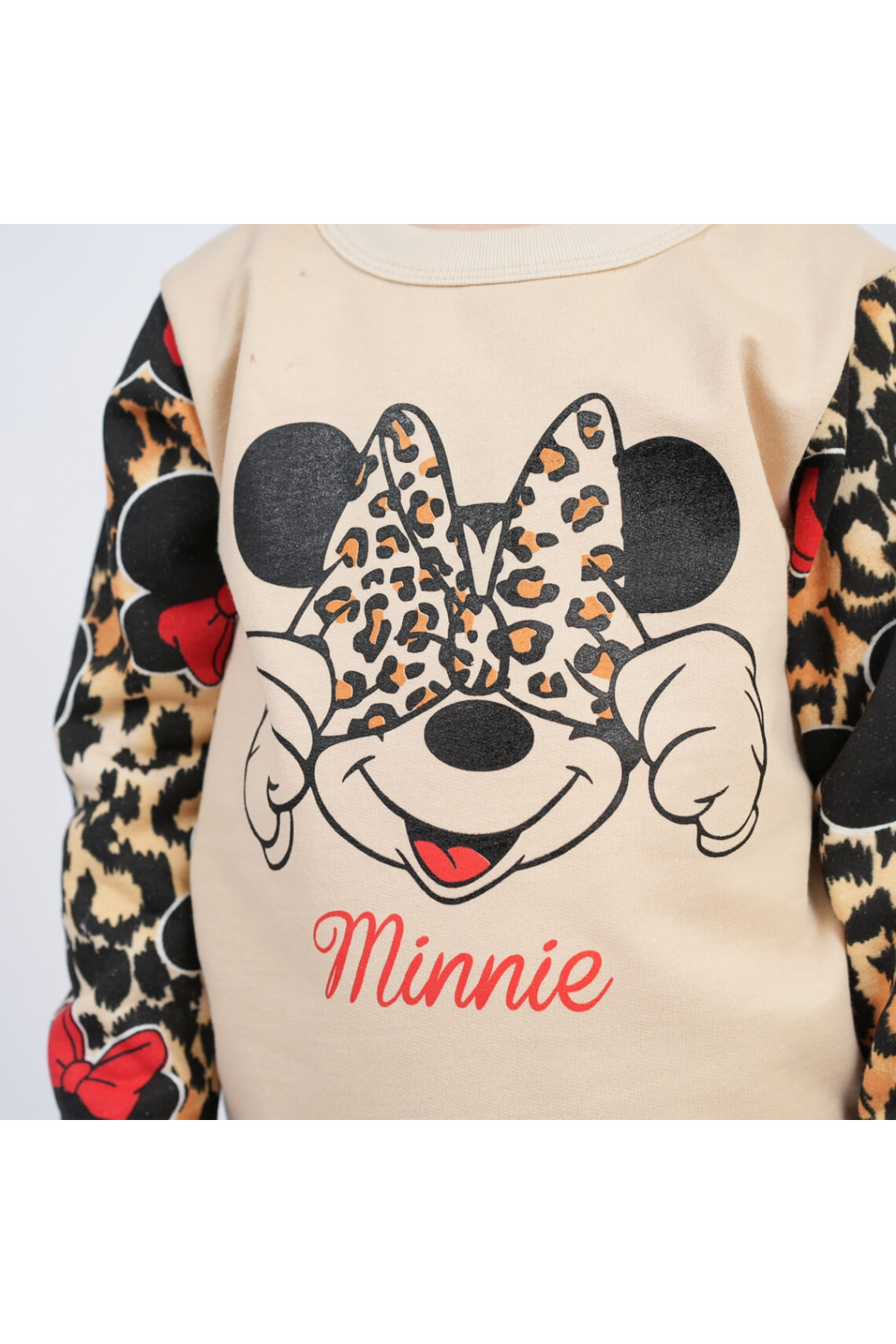 Піжама тепла для дівчинки Міні бежевий начіс (футер)