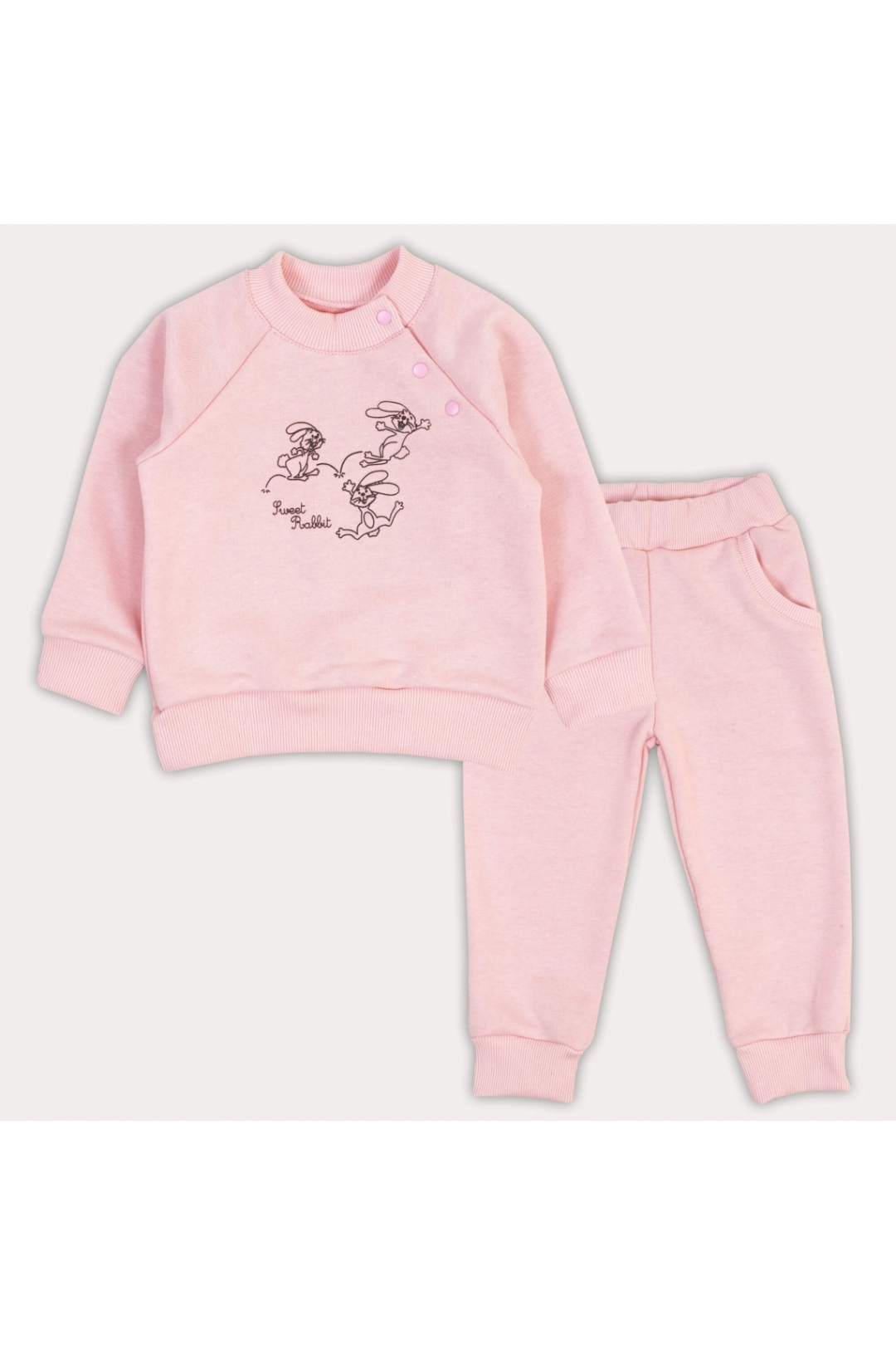 Костюм для малят рожевий тринитка петля