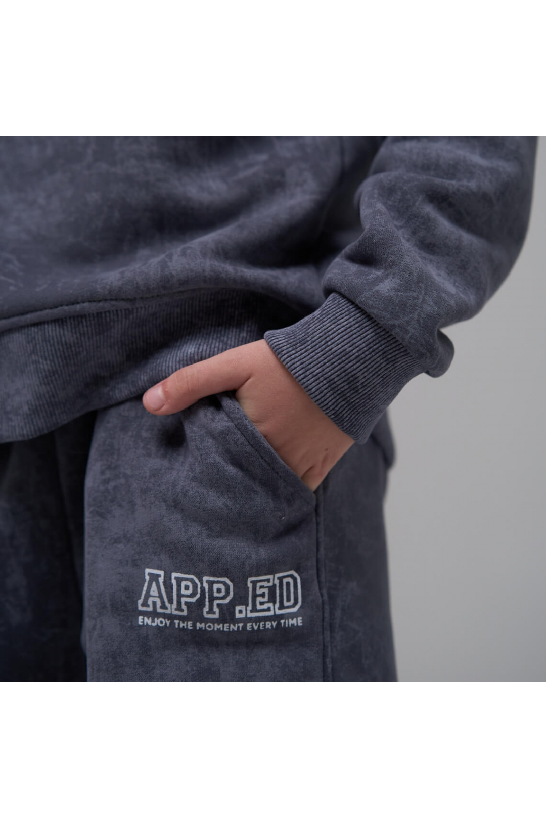 Теплі брюки для хлопчика графіт тринитка на флісі